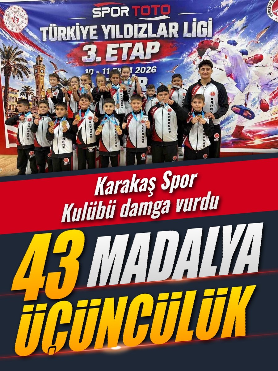 Karate müsabakalarında 43 madalya kazandılar