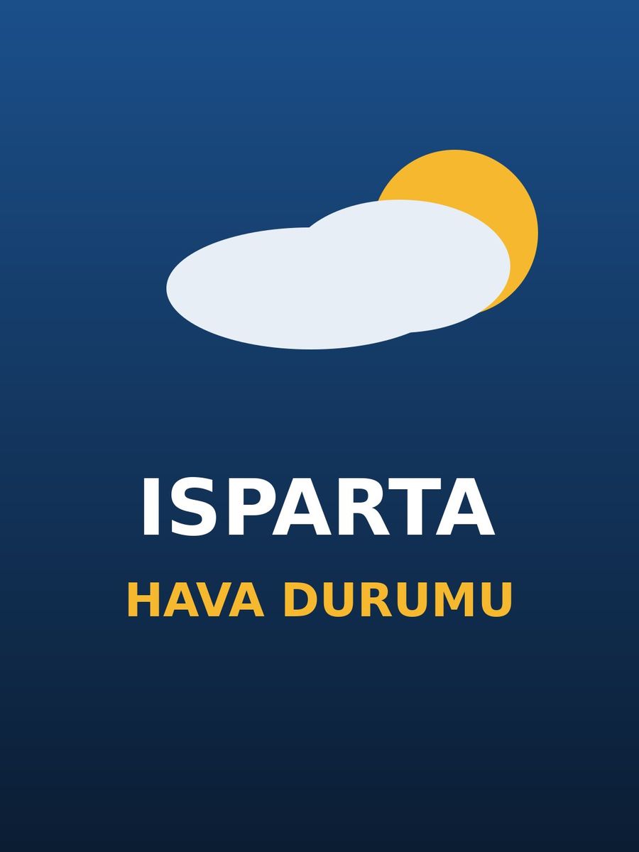 Isparta hava durumu