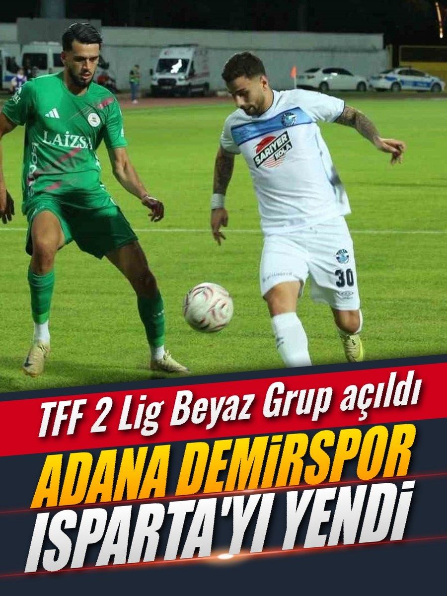 TFF 2. Lig: Isparta 32 Spor: 1 - Adana Demirspor: 2