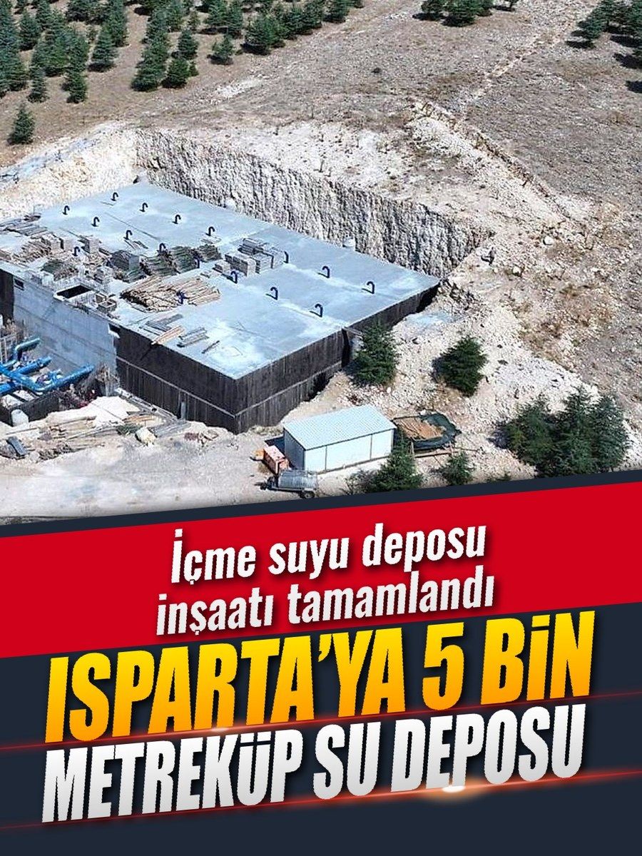 Çünür Mahallesi’ne 5 bin metreküplük içme suyu deposu