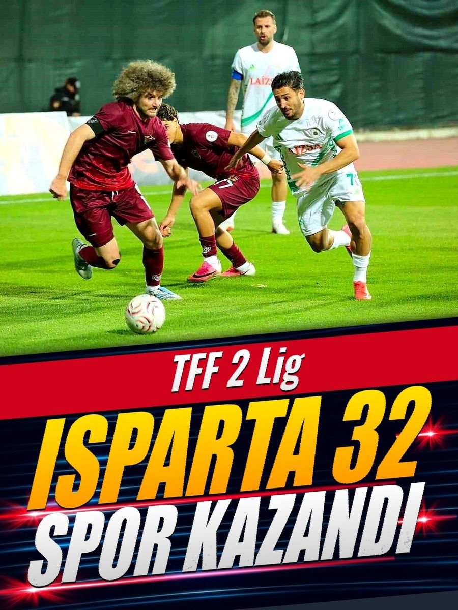 TFF 2. Lig: Isparta 32 Spor: 1 - Hatayspor: 0