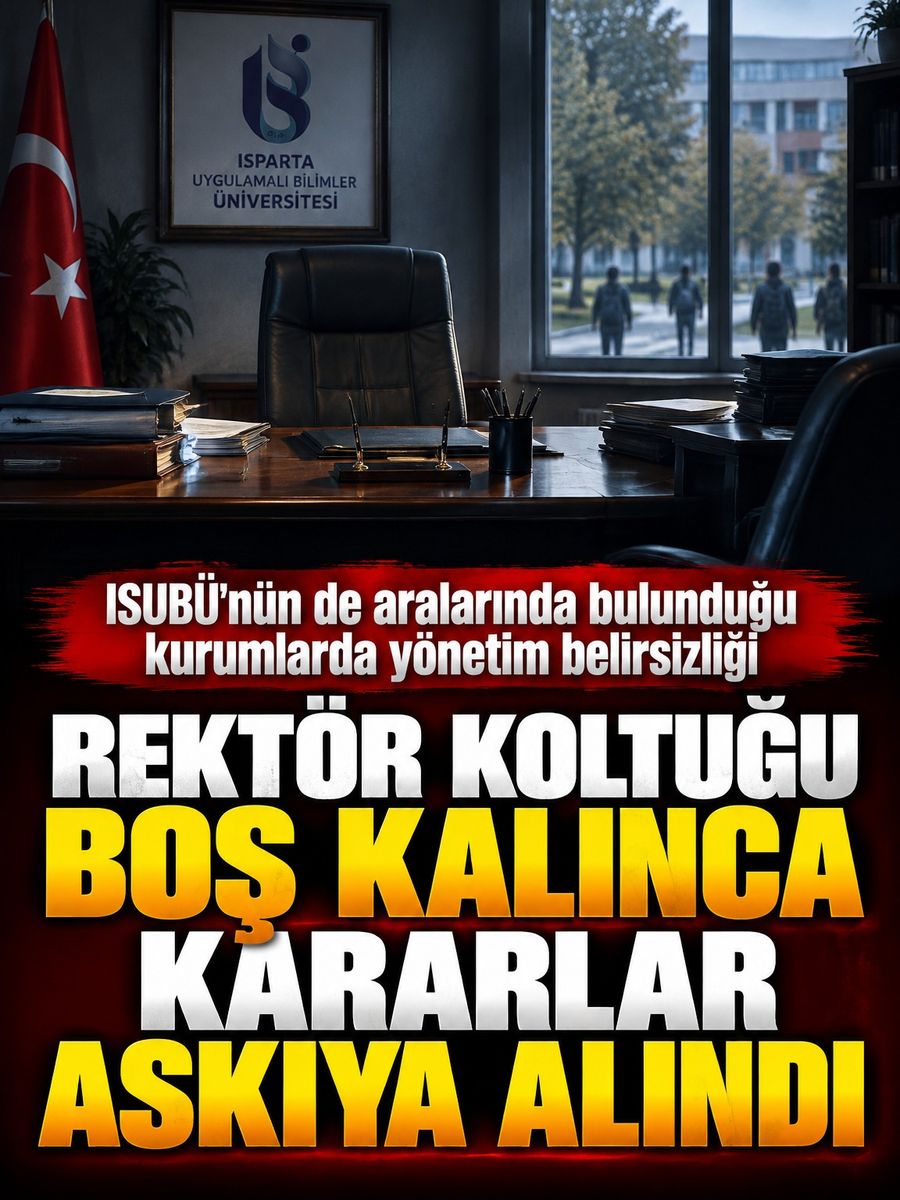 ISUBÜ'de rektör atama bekleyişi karar süreçlerini yavaşlatıyor